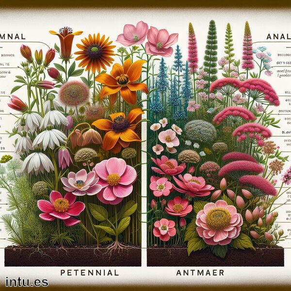 Plantas perennes vs anuales: ¿Cuál es la mejor opción para tu jardín?